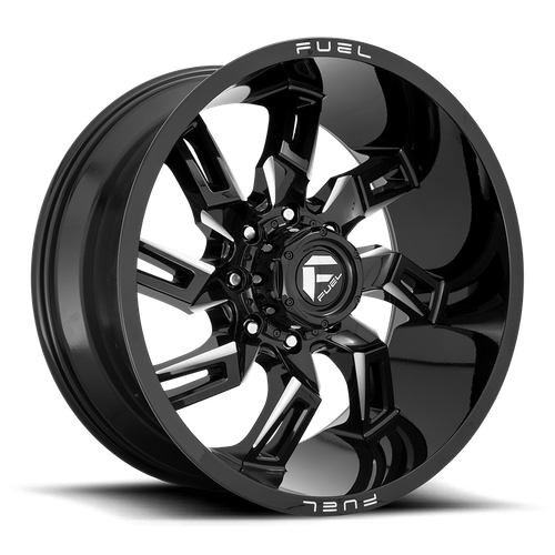 Fuel LOCKDOWN Gloss Black Milled wheel