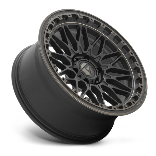 Fuel TRIGGER Matte Black Dark Tint wheel view 2