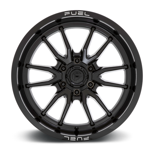 Fuel CLASH Gloss Black wheel view 3