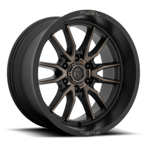 Fuel CLASH Matte Black Double Dark Tint wheel