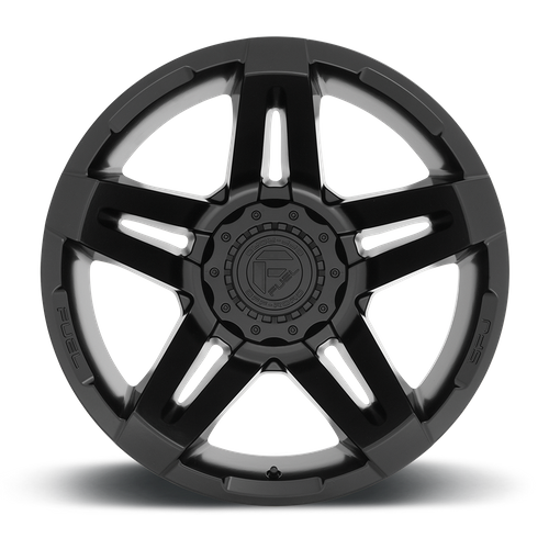 Fuel SFJ Matte Black wheel view 3