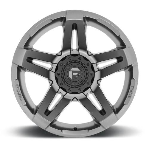 Fuel SFJ Matte Gun Metal wheel view 3