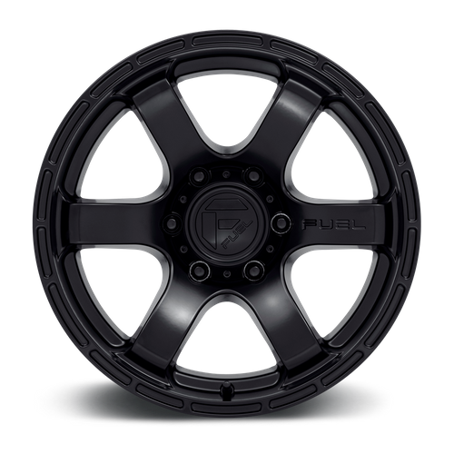 Fuel RUSH Satin Black wheel view 3