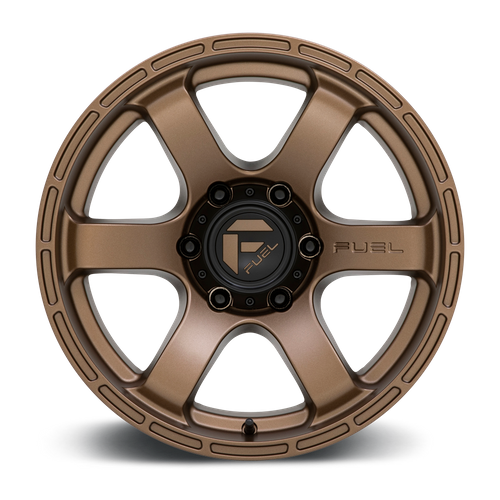 Fuel RUSH Matte Bronze wheel view 3
