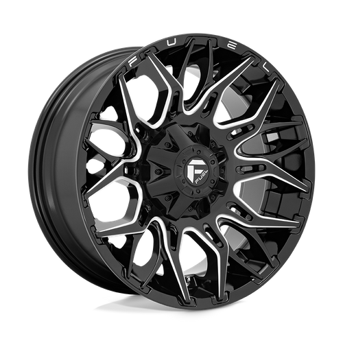 Fuel TWITCH Glossy Black Milled wheel
