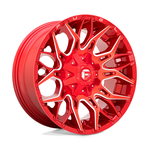 Fuel TWITCH Candy Red Milled wheel