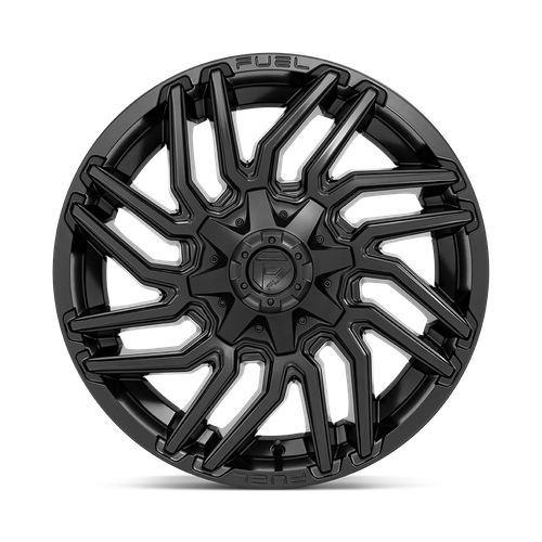 Fuel TYPHOON Matte Black wheel view 3