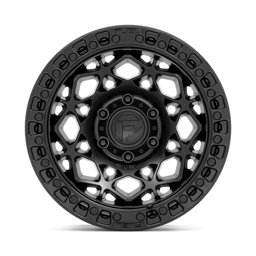 Fuel UNIT Matte Black W/ M-Black Ring wheel view 3