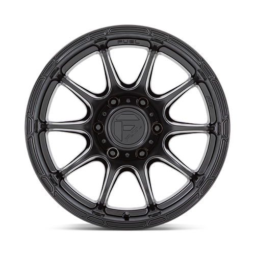 Fuel VARIANT Matte Black wheel view 3