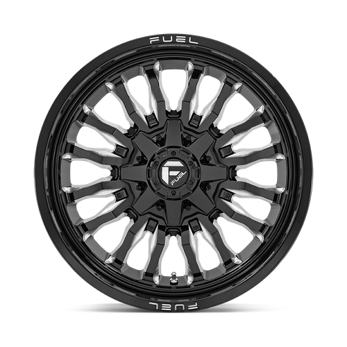 Fuel ARC Gloss Black Milled wheel view 3
