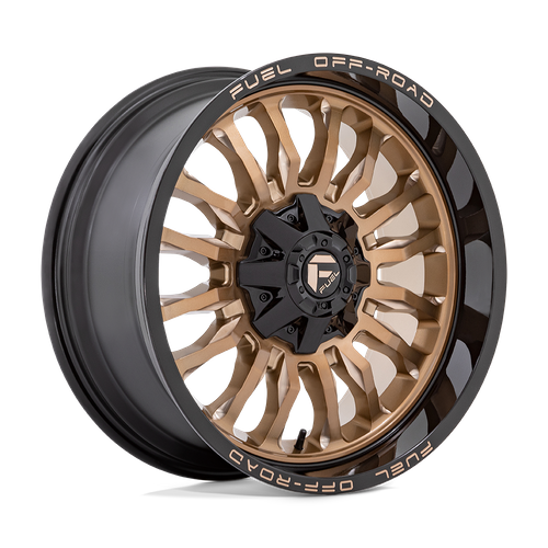 Fuel ARC Platinum Bronze W/ Black Lip wheel
