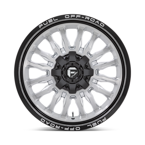 Fuel ARC Silver Brush Face W/ Blk Lip wheel view 3