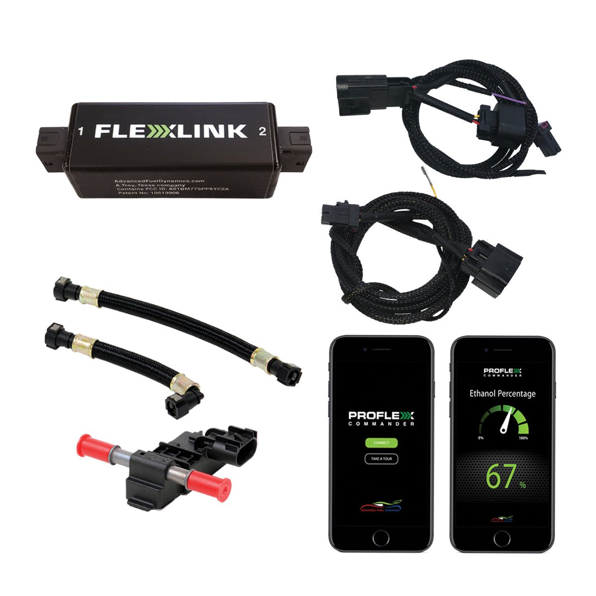 Advanced Fuel Dynamics FlexLink Bluetooth Flex Fuel Content Gauge For IOS/Android For Subaru