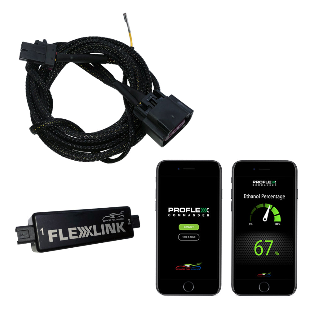 Advanced Fuel Dynamics FlexLink Bluetooth Flex Fuel Content Gauge For  IOS/Android For Non-GM Engines