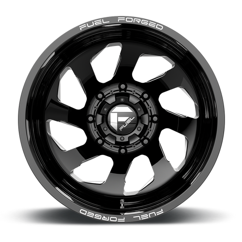 Fuel FF39D Gloss Black Milled wheel view 3