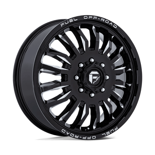 Fuel ARC DUALLY Gloss Black Milled wheel