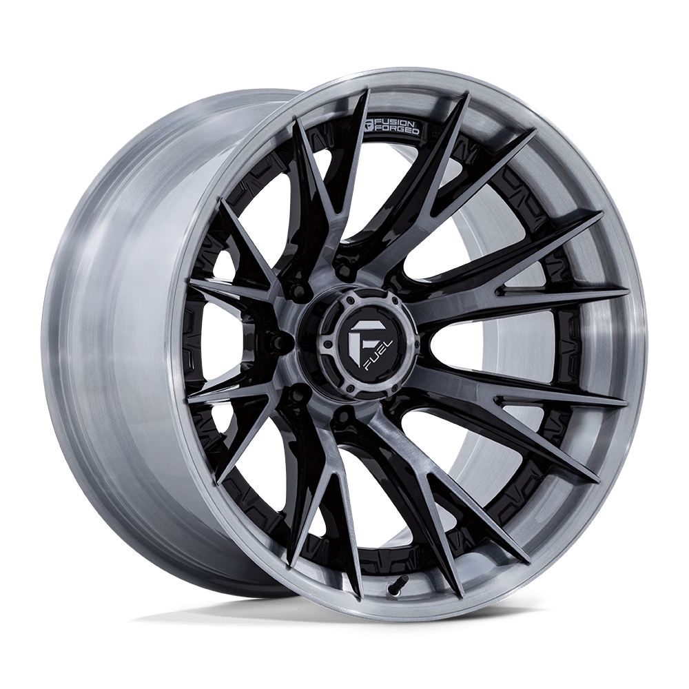 Fuel CATALYST Gloss Black Brushed Dark Tint Wheels
