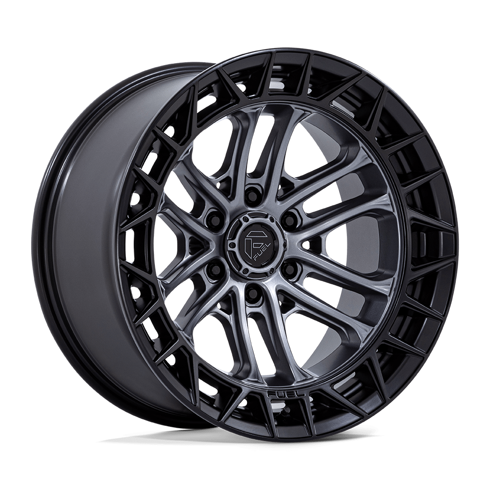 Fuel CELSIUS Matte Gunmetal W/ M-Blk Lip wheel view 4
