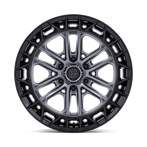 Fuel CELSIUS Matte Gunmetal W/ M-Blk Lip wheel view 3