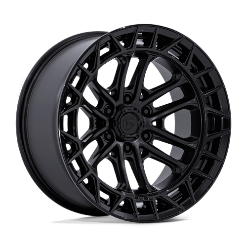 Fuel CELSIUS Matte Black W/ G-Blk Lip wheel