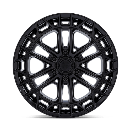 Fuel CELSIUS Matte Black W/ G-Blk Lip wheel view 3