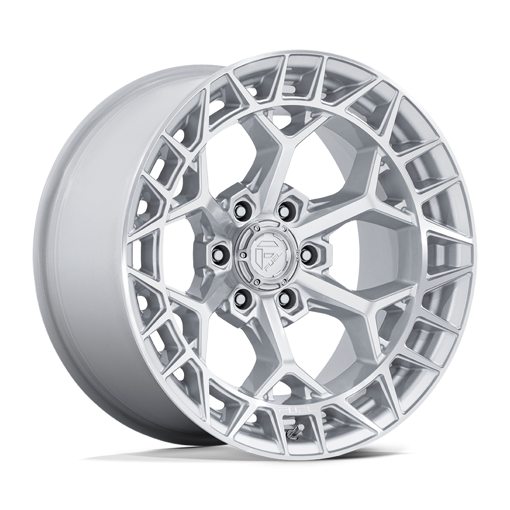 Fuel CHARGER Gloss Silver W/ Machined Face Wheels