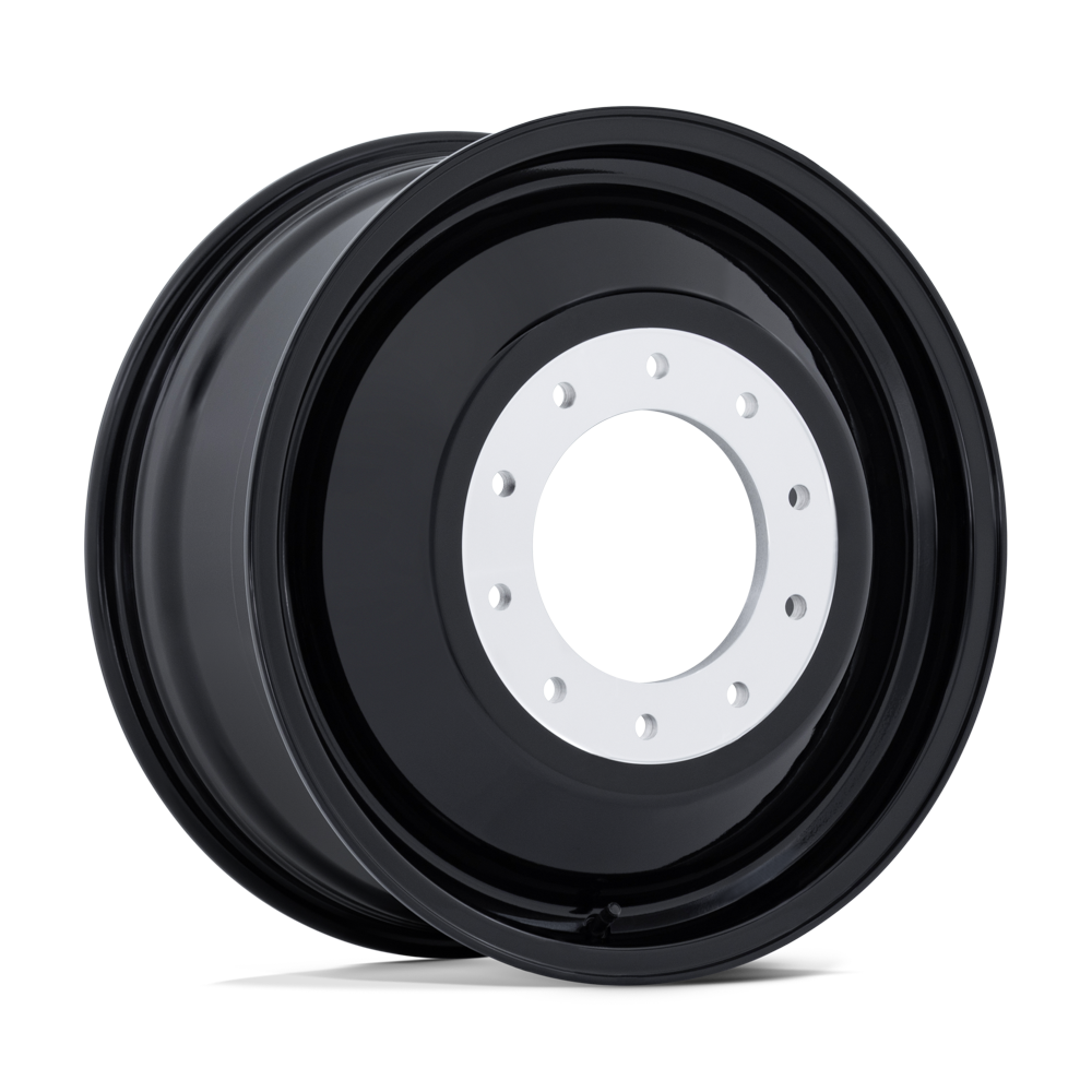 Fuel DUALLY INNER Gloss Black wheel view 4