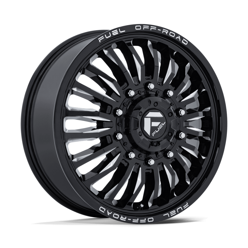 Fuel ARC DUALLY Gloss Black Milled Wheels