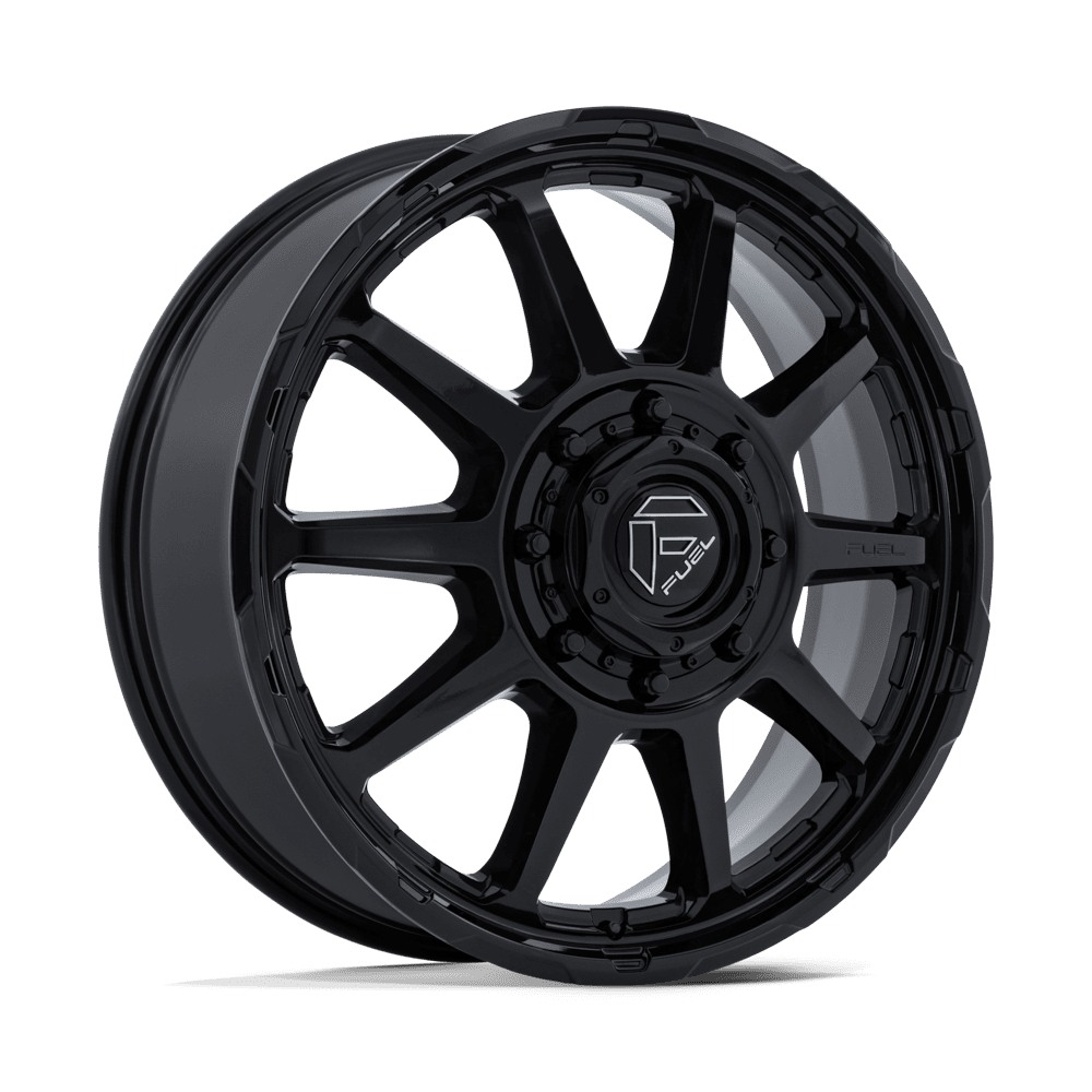Fuel CIRCUIT DUALLY Gloss Black wheel view 4