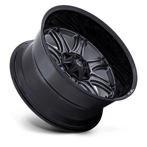 Fuel DARKSTAR Matte Gunmetal W/ Black Lip wheel view 2