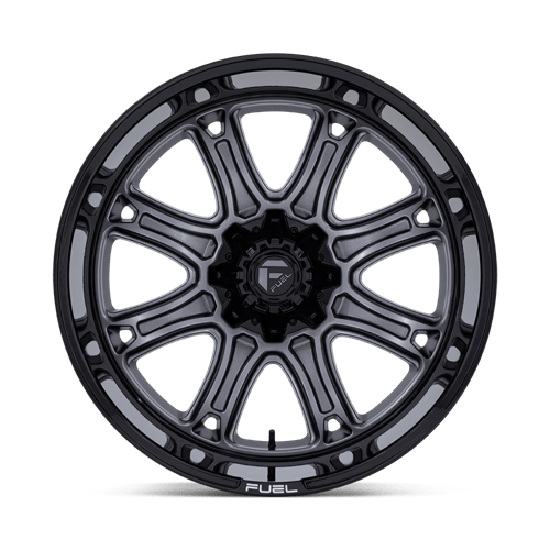 Fuel DARKSTAR Matte Gunmetal W/ Black Lip wheel view 3