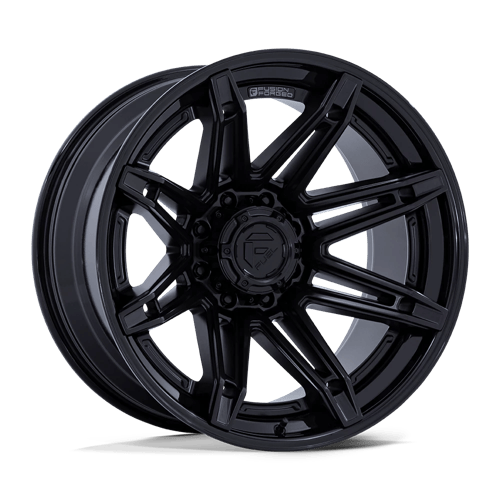 Fuel BRAWL Matte Black W/ Gloss Black Lip wheel