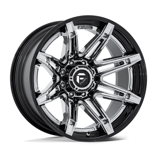 Fuel BRAWL Chrome W/ Gloss Black Lip wheel
