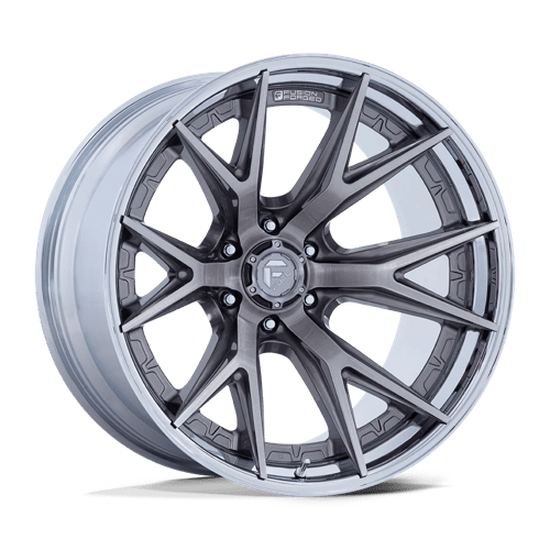 Fuel CATALYST Platinum W/ Chrome Lip wheel