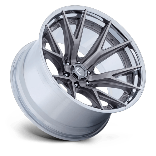 Fuel CATALYST Platinum W/ Chrome Lip wheel view 2