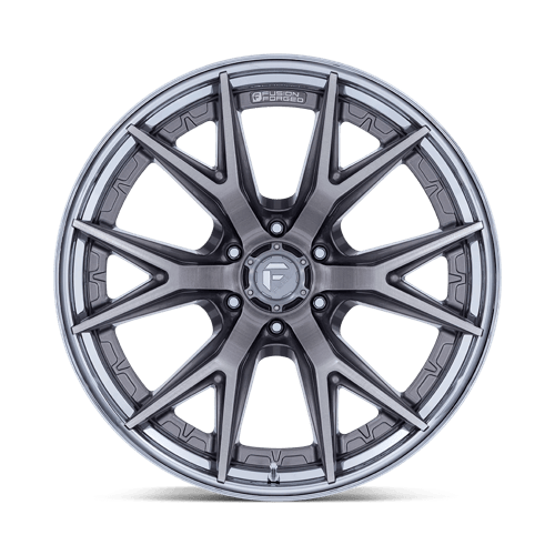 Fuel CATALYST Platinum W/ Chrome Lip wheel view 3