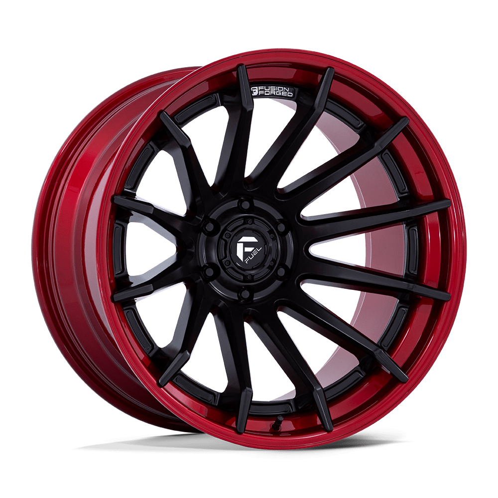 Fuel BURN Matte Black W/ Candy Red Lip wheel view 4