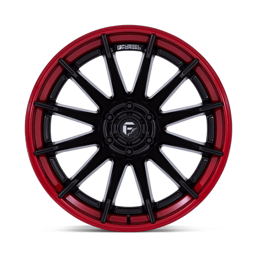 Fuel BURN Matte Black W/ Candy Red Lip wheel view 3