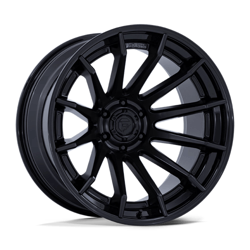 Fuel BURN Matte Black W/ Gloss Black Lip wheel