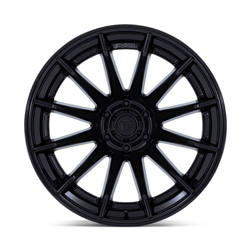 Fuel BURN Matte Black W/ Gloss Black Lip wheel view 3