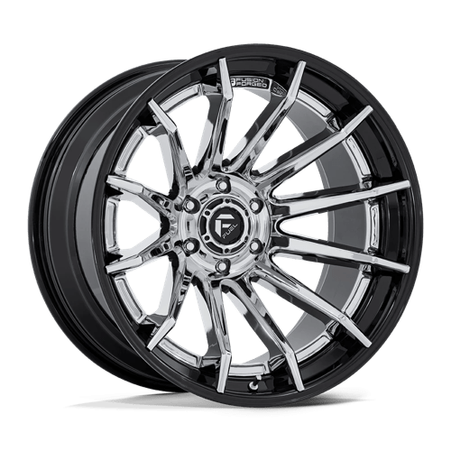 Fuel BURN Chrome W/ Gloss Black Lip wheel