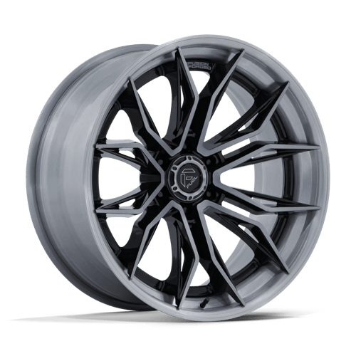 Fuel MUTINY Gloss Black Brushed Dark Tint wheel