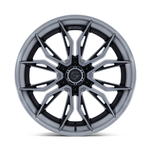 Fuel MUTINY Gloss Black Brushed Dark Tint wheel view 3