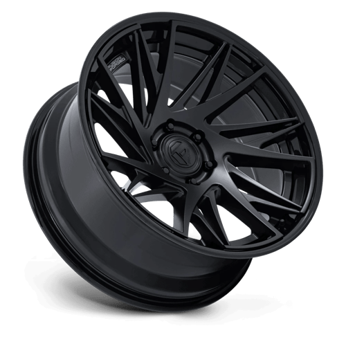 Fuel DYNAMO Matte Black W/ Gloss Black Lip wheel view 2