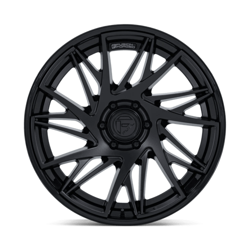Fuel DYNAMO Matte Black W/ Gloss Black Lip wheel view 3