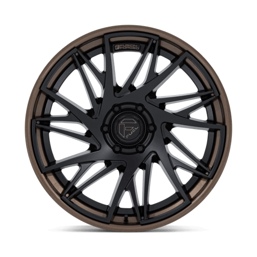 Fuel DYNAMO Matte Black W/ G-Bronze Lip wheel view 3