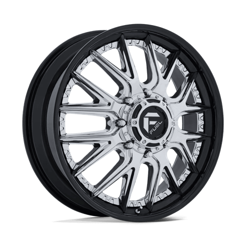Fuel CATALYST DUALLY Chrome W/ Gloss Black Lip wheel