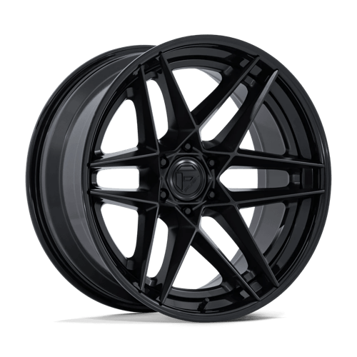 Fuel FLIGHT Matte Black W/ Gloss Black Lip wheel