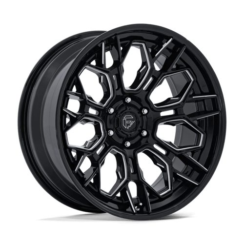 Fuel HIVE Gloss Black Milled wheel