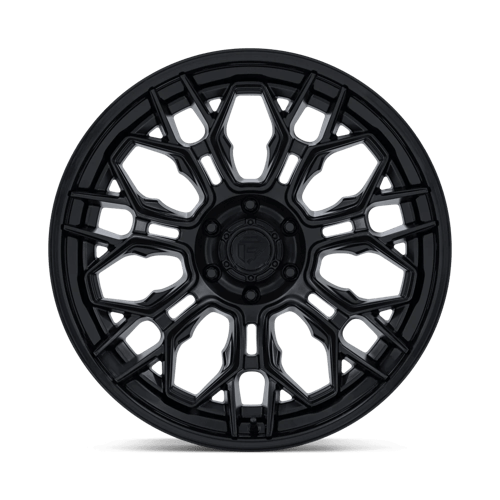 Fuel HIVE Matte Black W/ Gloss Black Lip wheel view 3